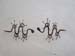 Oxidised Lizard earrings