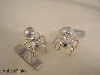 Ant cufflinks