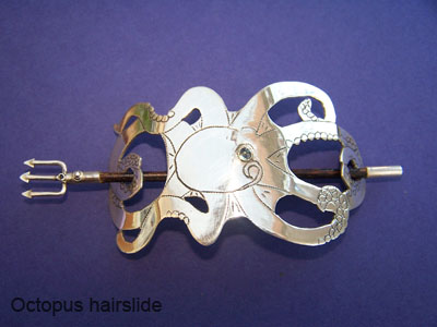 Octopus hairslide