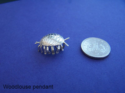 Woodlouse pendant