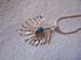 baby 9ct spider on silver palm3mm turquoise