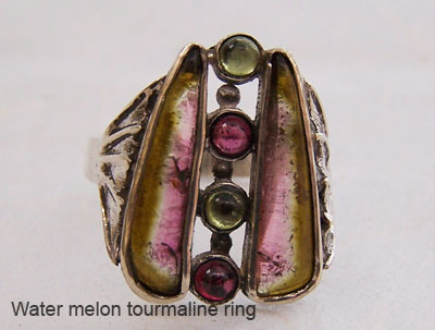Tourmaline ring